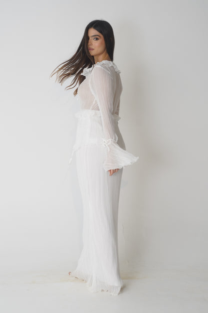 Dress Lumiére Plisse, Chantilly