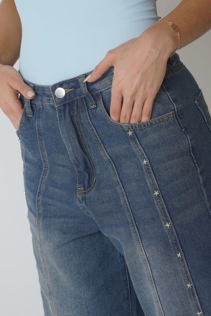 Jean Midnight Star, Mid Blue