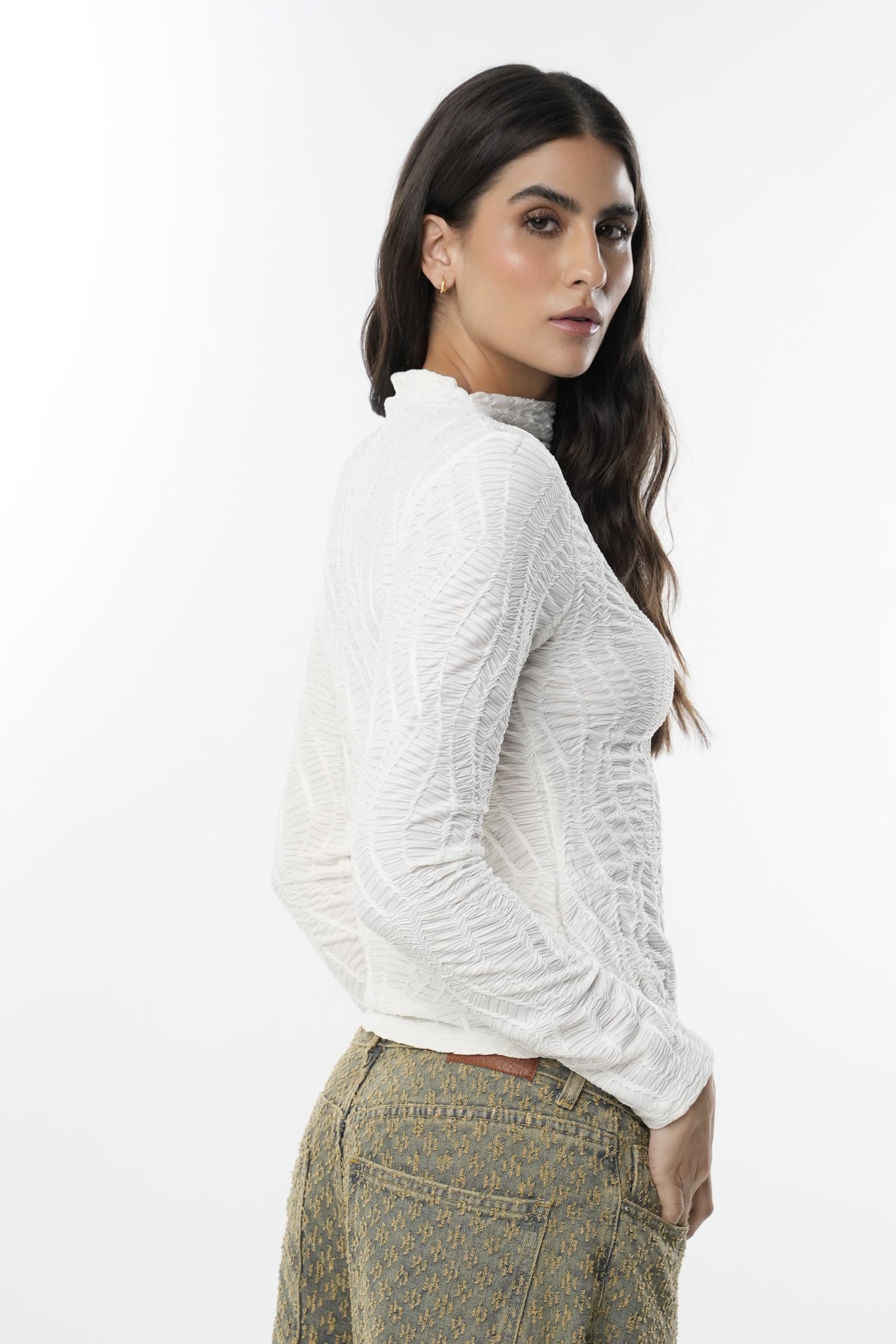 Top Timeless Aura, White