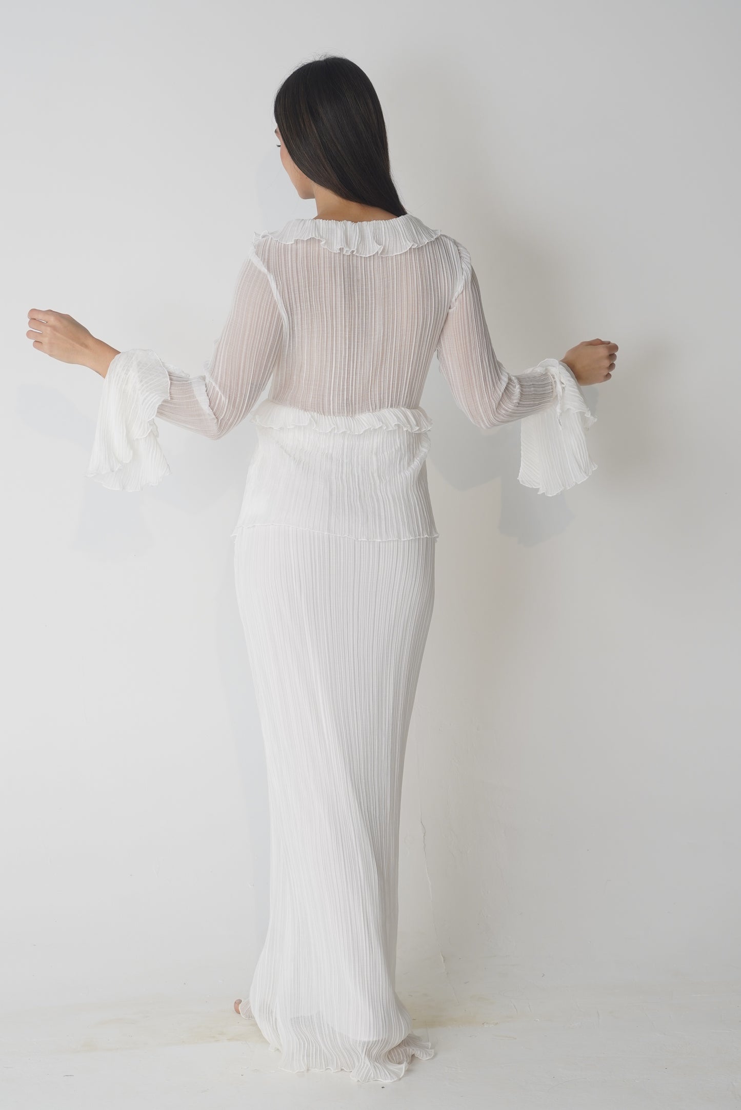 Dress Lumiére Plisse, Chantilly