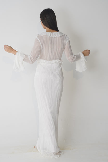 Dress Lumiére Plisse, Chantilly