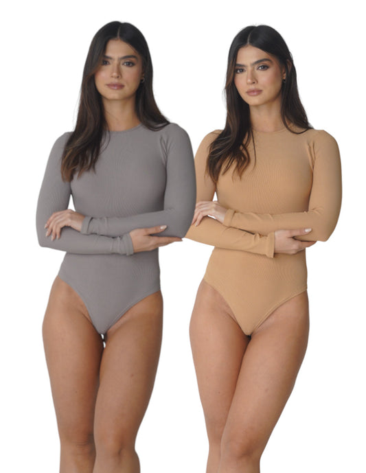 Pack Sculpt & Flow, Gray and Nude